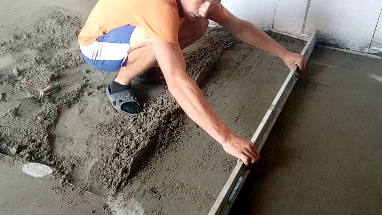 Поло суха стяжка як робити