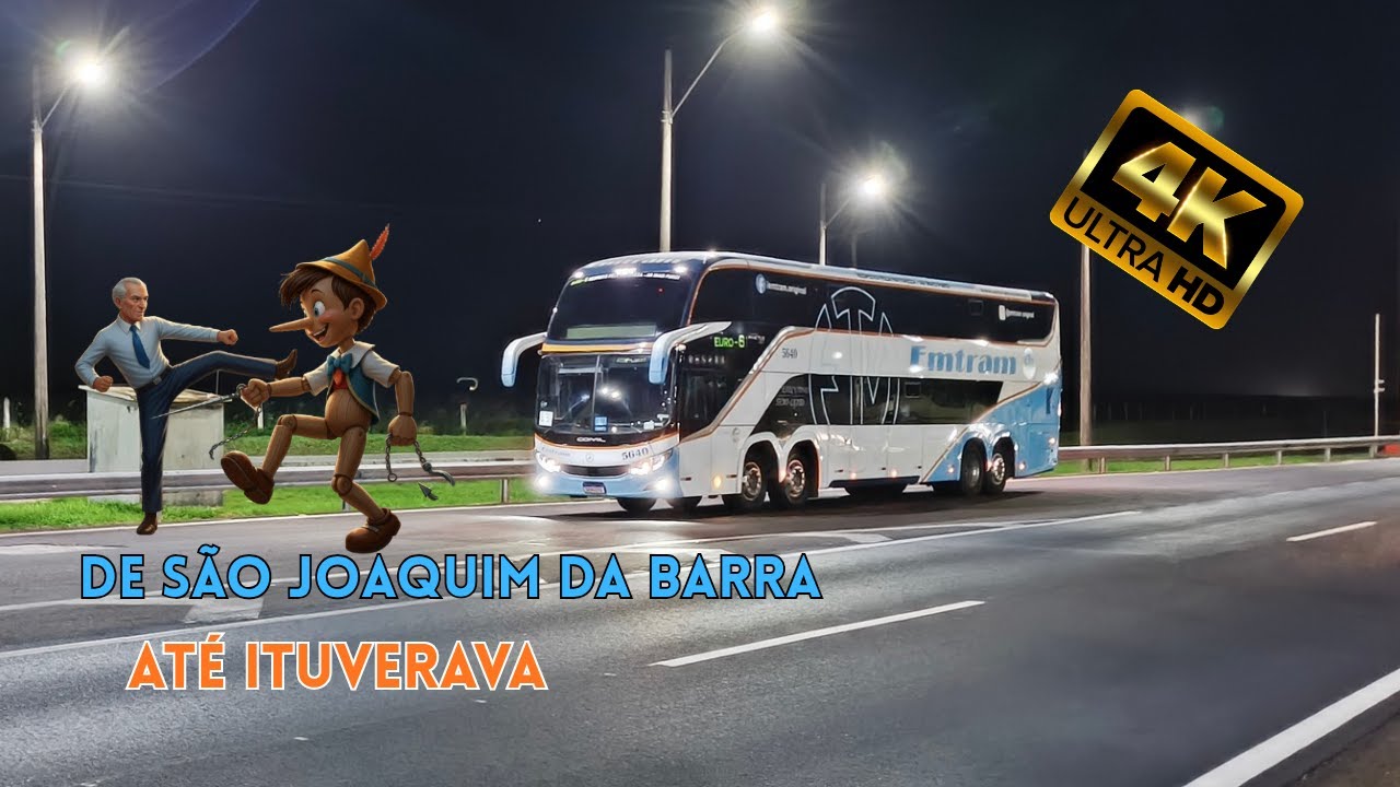 POV: De São Joaquim da Barra Até Ituverava. Carro 5640 da Emtram #onibus