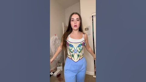 How I Lace a Corset By Myself! @demilovato #DreamTrackAI Hard but not impossible!