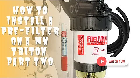 How to Install a Direction Plus Western Filters Pre-Diesel Filter on a Mitsubishi MN Triton: Part 2