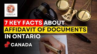 Understanding Affidavit of Documents in Ontario Lawsuit: What You Need to Know | Gerry Law
