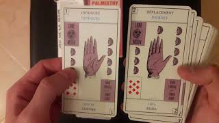 Jeu de la main / Palmistry Cards - Grimaud 1969 - Oracle deck