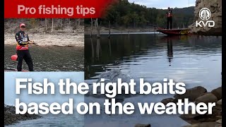 Weather & Bass Fishing: Choose the Right Bait for Every Condition - low pressure fronts - with KVD screenshot 4