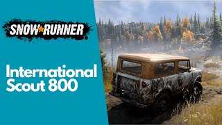 SnowRunner | International Scout 800 [4K GAMEPLAY]