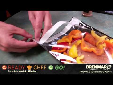 Microwave and Oven Safe Grilling and Cooking Bags Ready Chef Go - video from Brenmar