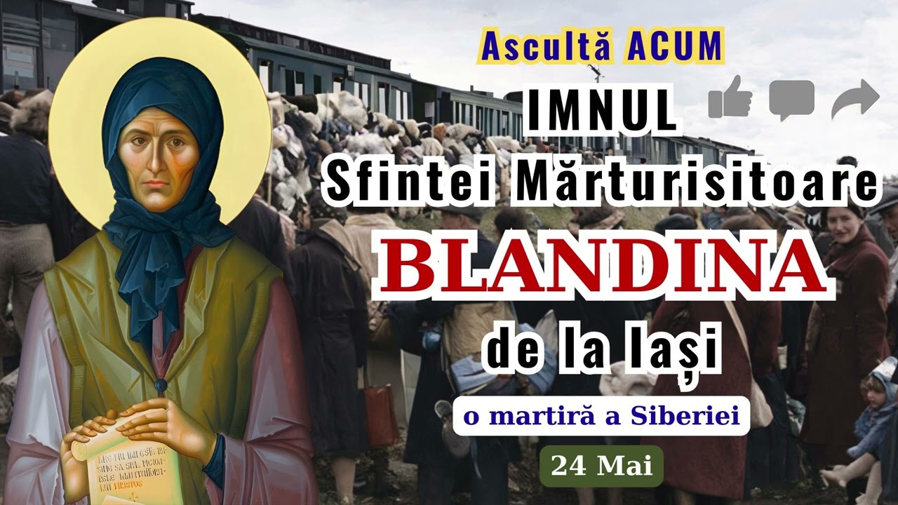Cântare ce îți atinge inima: Imnul Sfintei Mărturisitoare Blandina de la Iasi