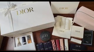 Unboxing Haul Dior Addict Lipstick Cases, Dior Blotting Paper, and Dior Mirror (Gift With Purchase)
