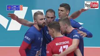 Brazil vs Serbia men’s volleyball nations league 2018 Final Round HD