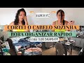 CORTEI O CABELO DE NOVO/ LIMPEZA RÁPIDA NA CASA - O cabelo ficou top e a casa limpa |Jéssika Soares