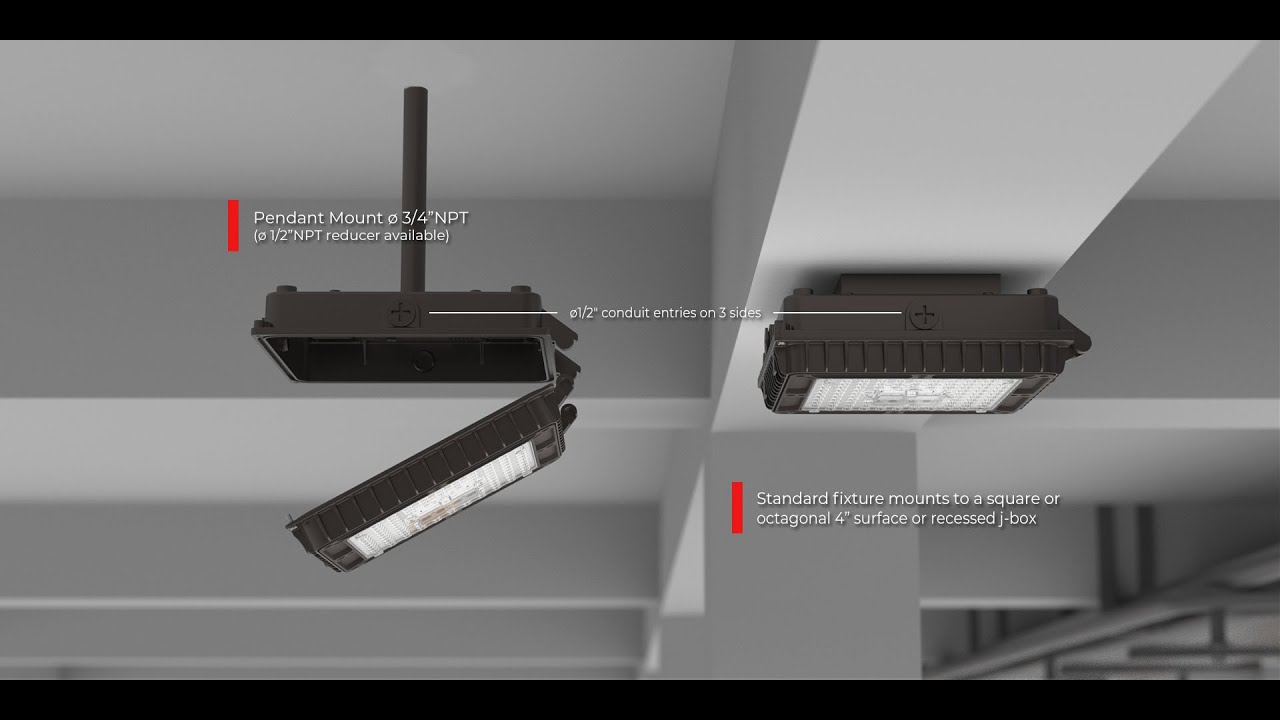 Parking Garage  canopy light VEGA Series from LongSun