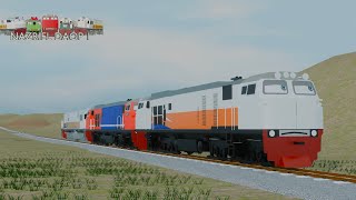 GERBONG TERLEPAS DARI RANGKAIAN LOKOMOTIF |GENG LOKOMOTIF EPISODE 6 |KERETA API |TRAIN