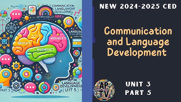 🎯Taalontwikkeling en communicatie - AP Psychologie Eenheid 3 Deel 5🎯