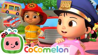 wheels bus vehicle playtime nina cece cocomelon nursery