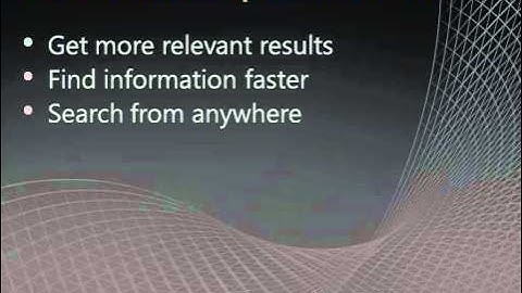 Search in sharePoint 2010