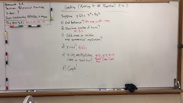 HW 3.2 Polynomial Functions (7) – Graphing (Putting It All Together) Example 2