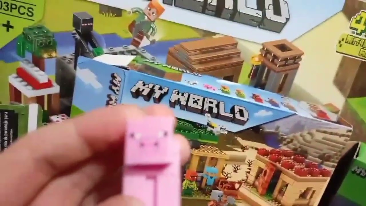 мои четыре самых лучших наборы Lego Minecraft (аналог)