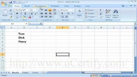 How to add a background picture to a worksheet in Excel 2007 -uCertify