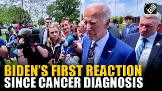 “I'm feeling good…” Joe Biden’s first public reaction since prostate cancer diagnosis