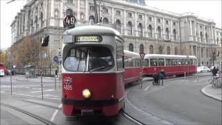 Tramvaje ve Vídni / Strassenbahnen in Wien 28.10.2015