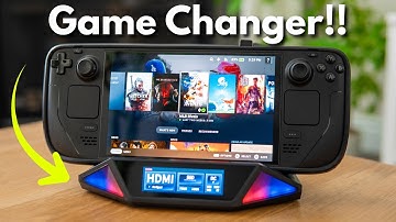 Steam Deck is SOOO Much Better with THIS Dock!!
