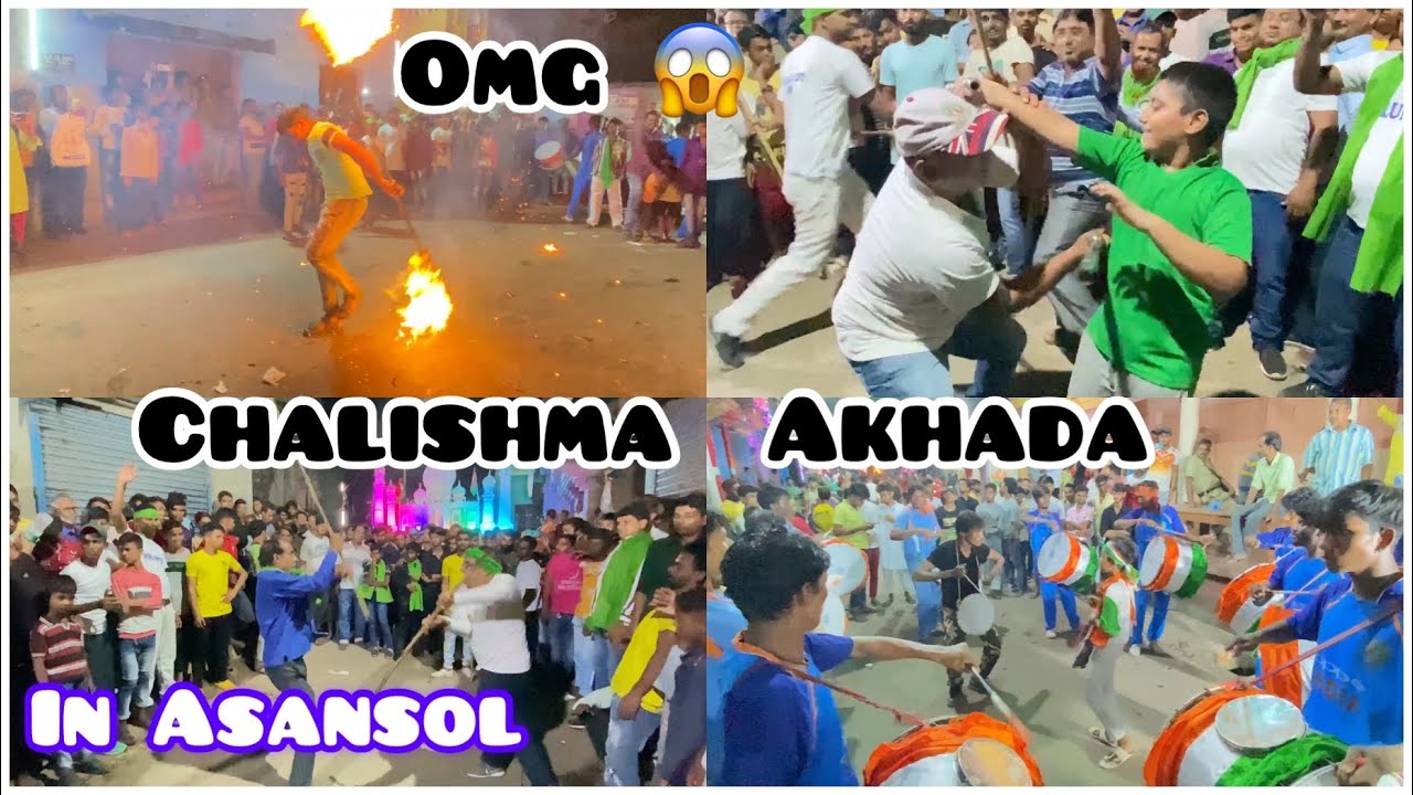 Chalishma  Akhada  People Got Crazy 😱 | Steven Raza Vlogs | Asansol | Kolkata | Muharram | tasha