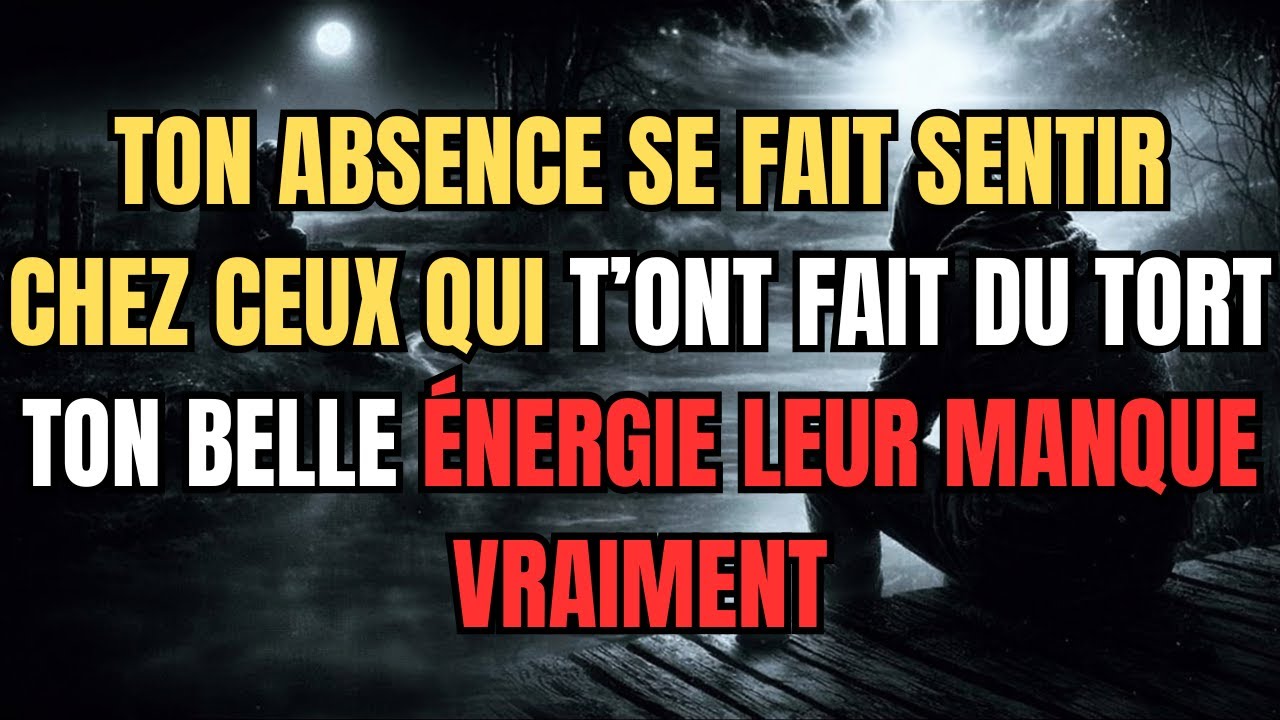 Ceux qui t’ont blessé réalisent enfin ce qu’ils ont perdu
