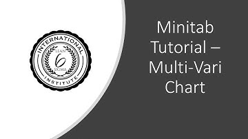 Minitab Tutorial - Multi vari Chart