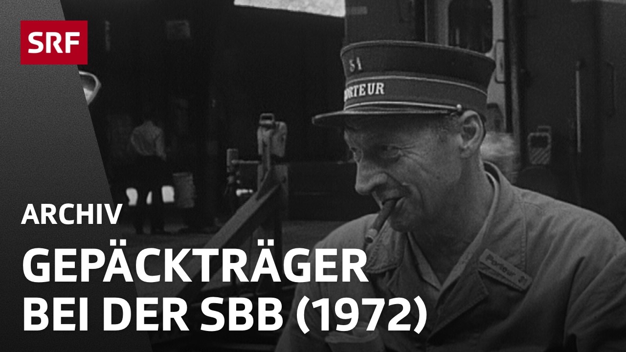 Gepäckträger bei der SBB (1972) | Berufe die es so nicht mehr gibt | SRF Archiv