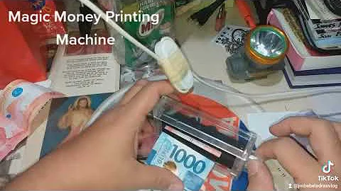 Magic Money Printing Machine | James Marthy Bebe Ladra's Vlog