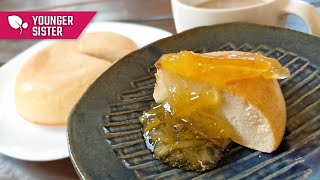 スイッチポンっで簡単ケーキ【プレーン炊飯器ケーキの作り方】How to make Rice cooker cake＜KITCHEN TANAKA 妹レシピ＞