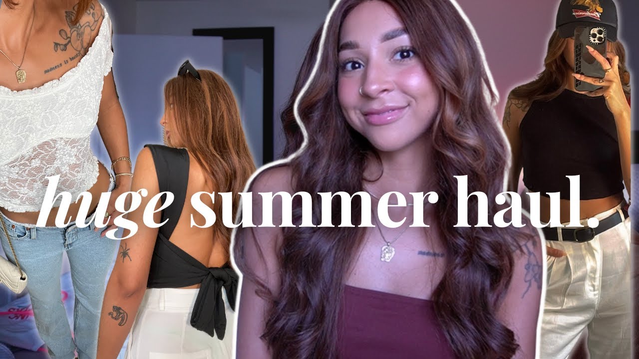 HUGE SUMMER TRY ON HAUL 2023 | Cotton On, REVOLVE, Motel Rocks, 12th Tribe, Amazon