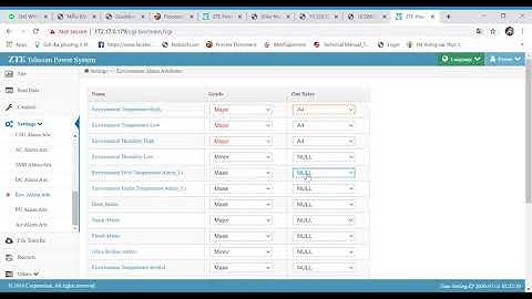 How to setup alarm for ZTE