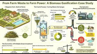 Small-Scale Biomass Gasification From Farm Waste To 25% Electrical Efficiency