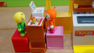 アンパンマンおもちゃアニメ ハンバーガーキッチン Anpanman Hamburger kitchen.mp4