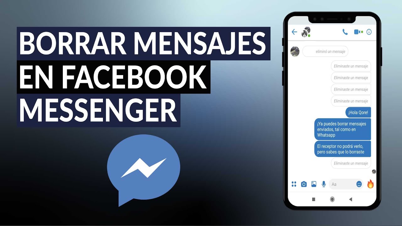 Cómo Borrar Mensajes en Facebook Messenger Antes de que lo Lean - YouTube