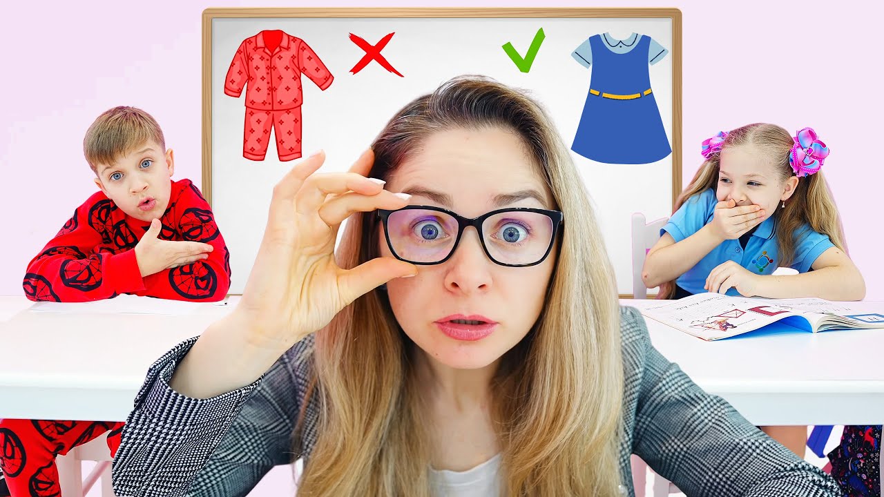 تساعد ديانا روما في الاستعداد للمدرسة