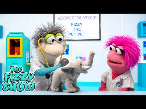 Fizzy The Pet Vet Takes Care Of Mama Elephant | The Fizzy Show Videos