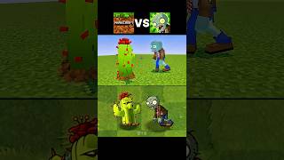 PvZ in Minecraft 9 #meme #minecraft #pvz #shorts