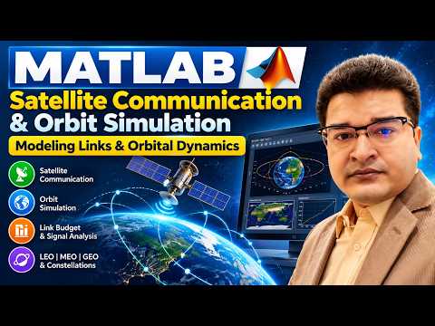MATLAB Satellite Communication & Orbit Simulation | Modeling Links & Orbital Dynamics