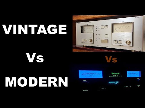 Vintage Vs Modern - McIntosh MA6700 Vs Luxman M05/C05 Comparison - YouTube