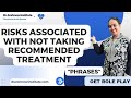 OET SPEAKING  | phrases used for risks of missed treatment | OET FOR NURSES AND DOCTORS #oet