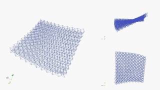 saddle doubly curved planar shape