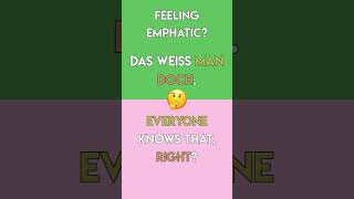 Mastering German Emphasis with 'Eben' & 'Halt' (A2-B1)