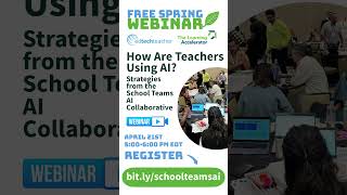 Teachers using AI It’s happening now!