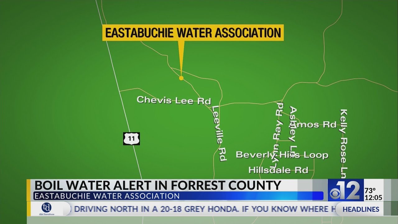 200 Forrest County customers under boil water notice YouTube