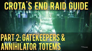 Destiny - Totems & Bridge Encounter Crota's End (Raw Raid Guide)