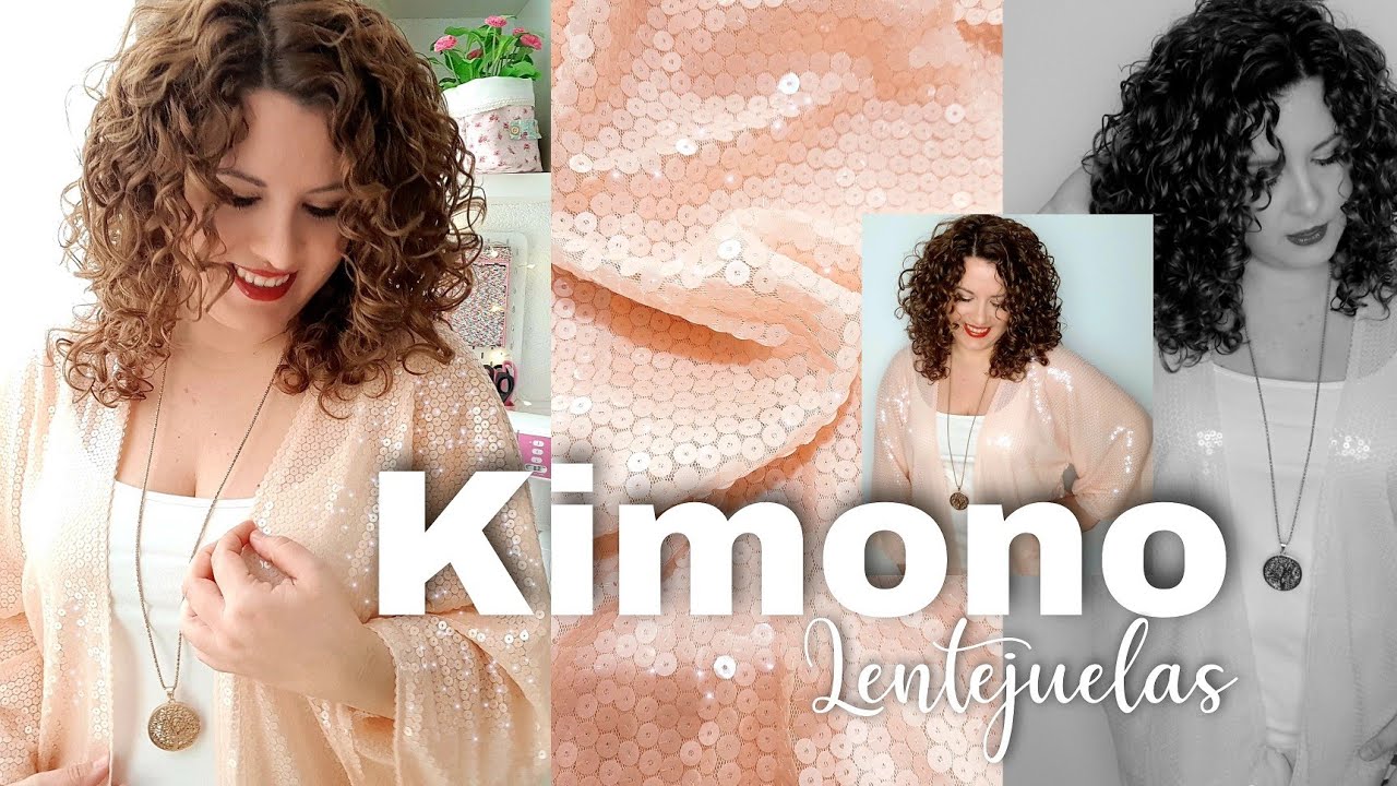 KIMONO fácil de hacer (sin patrones) para principiantes || KIMONO de LENTEJUELAS