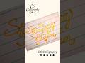 Golden Pen Calligraphy❤ | Handwriting Style | Writing Kaise Sudhare #shorts #shortsfeed #calligraphy