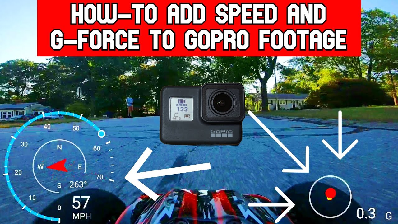 How to Speed and G-force to Footage Tutorial Step-by-step telemetry data video - YouTube