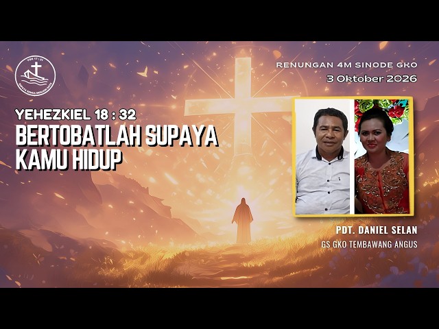 Renungan Harian 4M - Bertobatlah Supaya Kamu Hidup